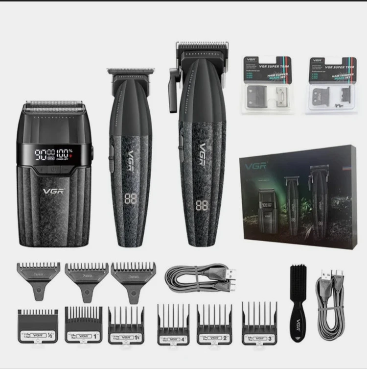 ست ماشین اصلاح خط زن و شیور VGR مدل V640-S3