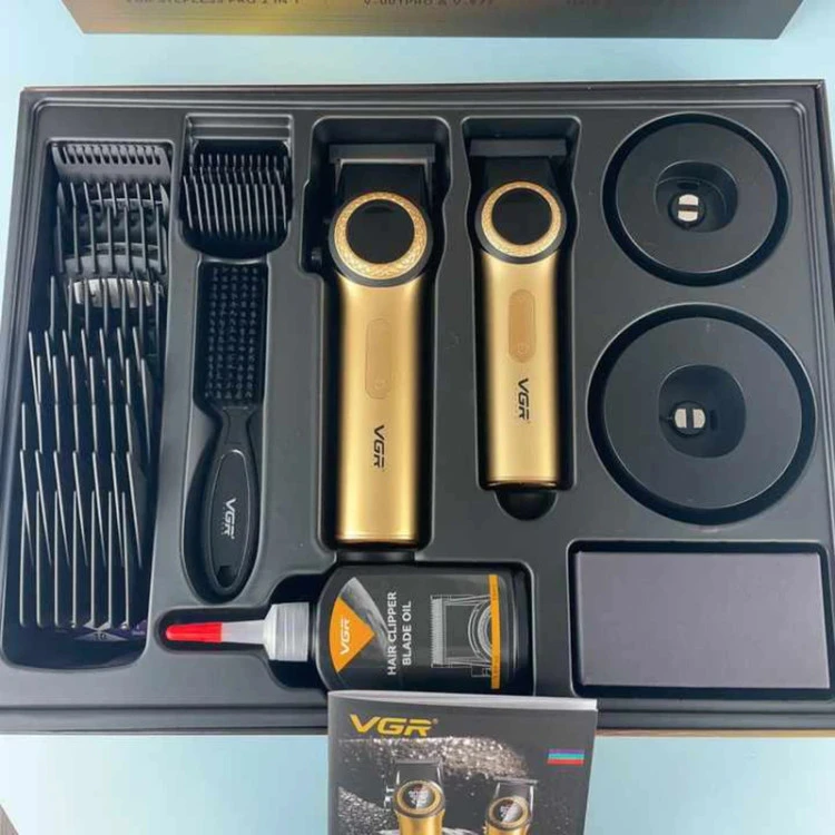 ست ماشین اصلاح وی جی ار مدل V-001 & V-977