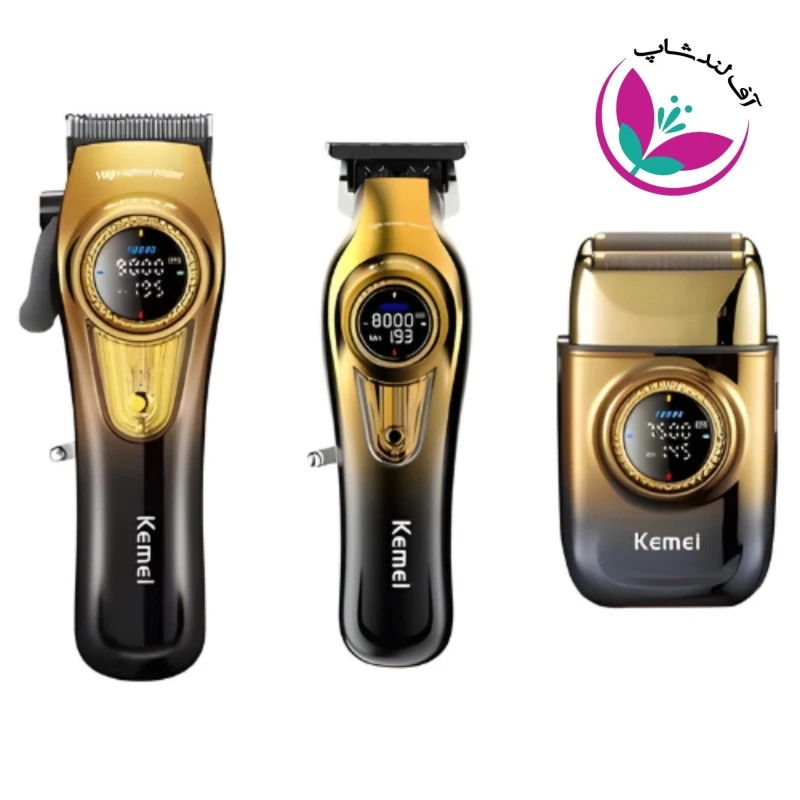 ست ماشین اصلاح کیمی KEMEI KM-8557 سه عددی