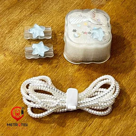 ست محافظ شارژر آیفون 20 وات طرح قلب ستاره