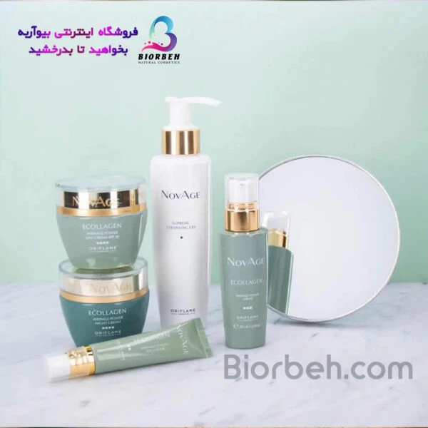 ست محصولات ضدچروک نوایج اکلاژن رینکل پاور NovAge Ecollogen مناسب بالای 30 سال کد مرجع: 31786