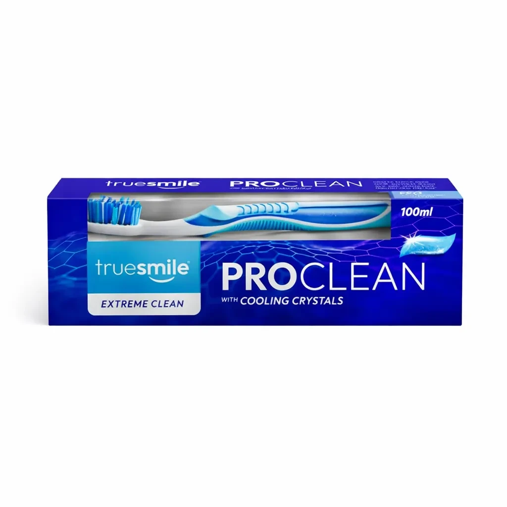 ست مسواک و خمیردندان ترو اسمایل Truesmile مدل Extra Clean حجم 100 میل اصل و اورجینال