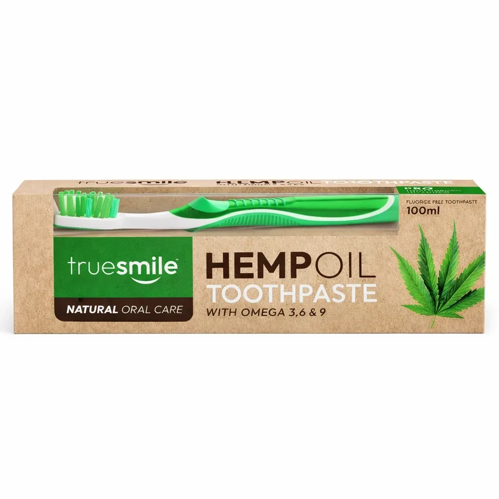 ست مسواک و خمیردندان ترو اسمایل Truesmile مدل Natural Oral Care حجم 100 میل اصل و اورجینال