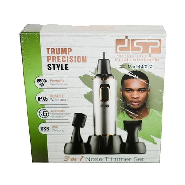 ست موزن گوش و بینی و خط زن دی اس پی مدل DSP model 40032 Nose trimmer set