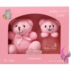 ست هدیه عطر کودک بیبی لاو (Baby Love) مدل خرسی حجم ۵۰ میلی‌لیتر