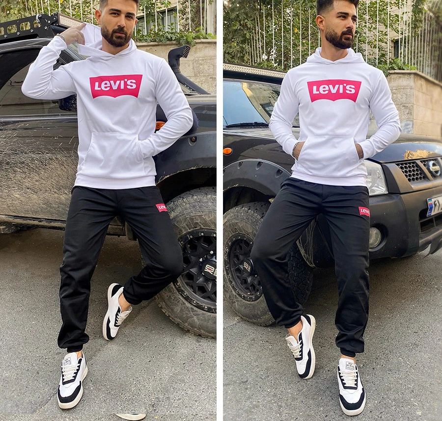 ست هودی و شلوار LEVIS | فوق العاده نرم و لطیف | چهار قسطی✅