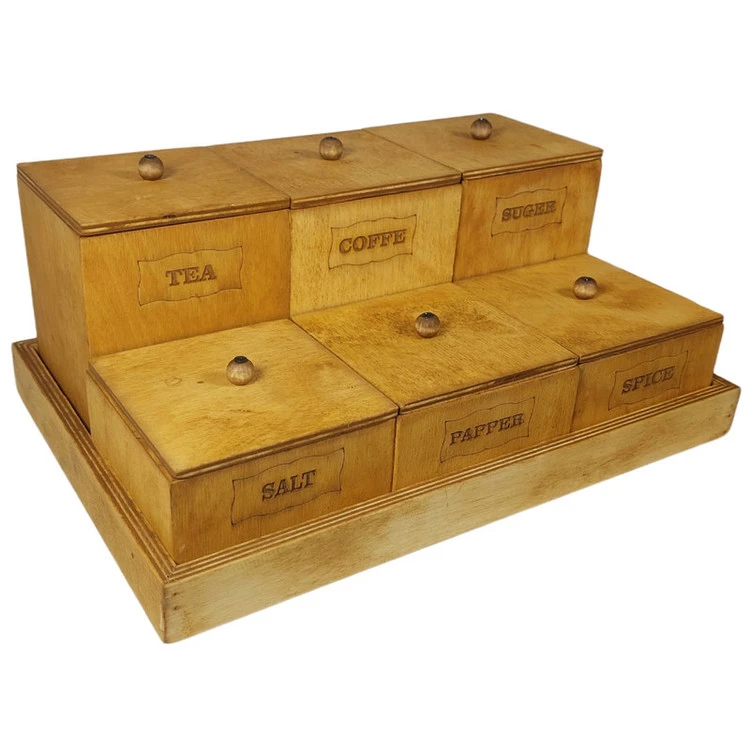 ست پاسماوری 7 پارچه طرح چوبی مدل Square
