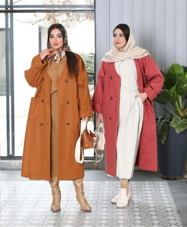 ست پالتو فوتر بلند و جلیقه و دامن کتان زارا زنانه