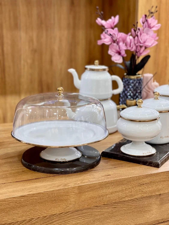 ست پذیرایی از کالکشن White Pearl محصول miss betty ترکیه