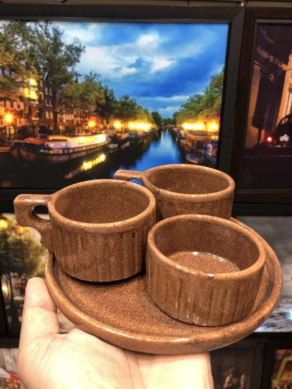 ست چای خوری دو نفره شکلاتی