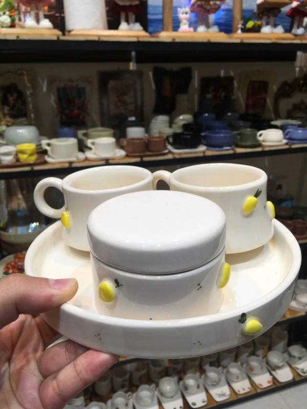 ست چای خوری دو نفره لیمویی