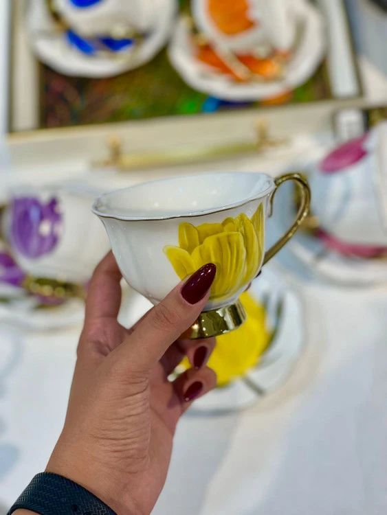 ست چای خوری و قهوه خوری lilyum محصول acar ترکیه