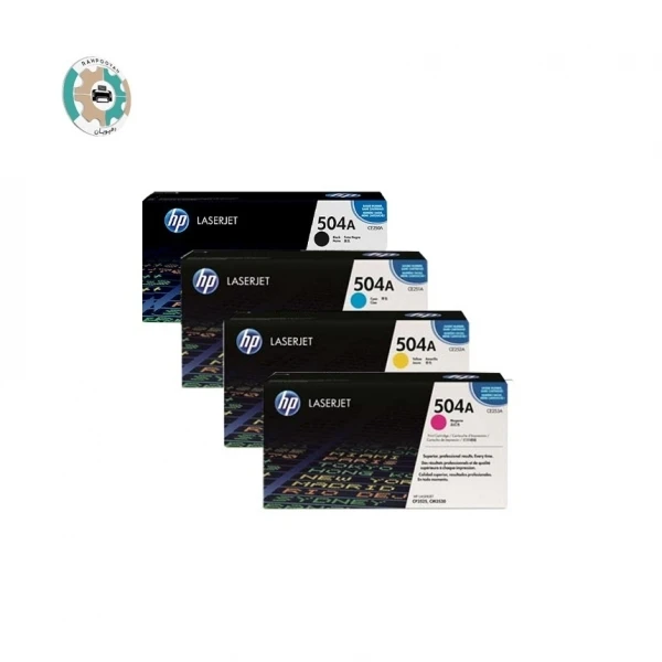 ست چهار رنگ کارتریج اچ پی 504A