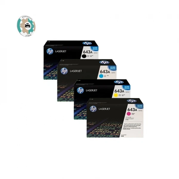 ست چهار رنگ کارتریج اچ پی 643A