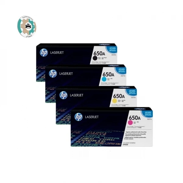 ست چهار رنگ کارتریج اچ پی 650A