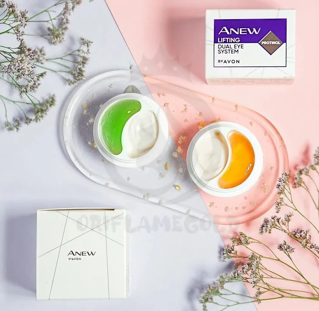 ست ژل کرم لیفت کننده دور چشم آون + کرم دورچشم روشن کننده و ضدلک آنیو آون اورجینال