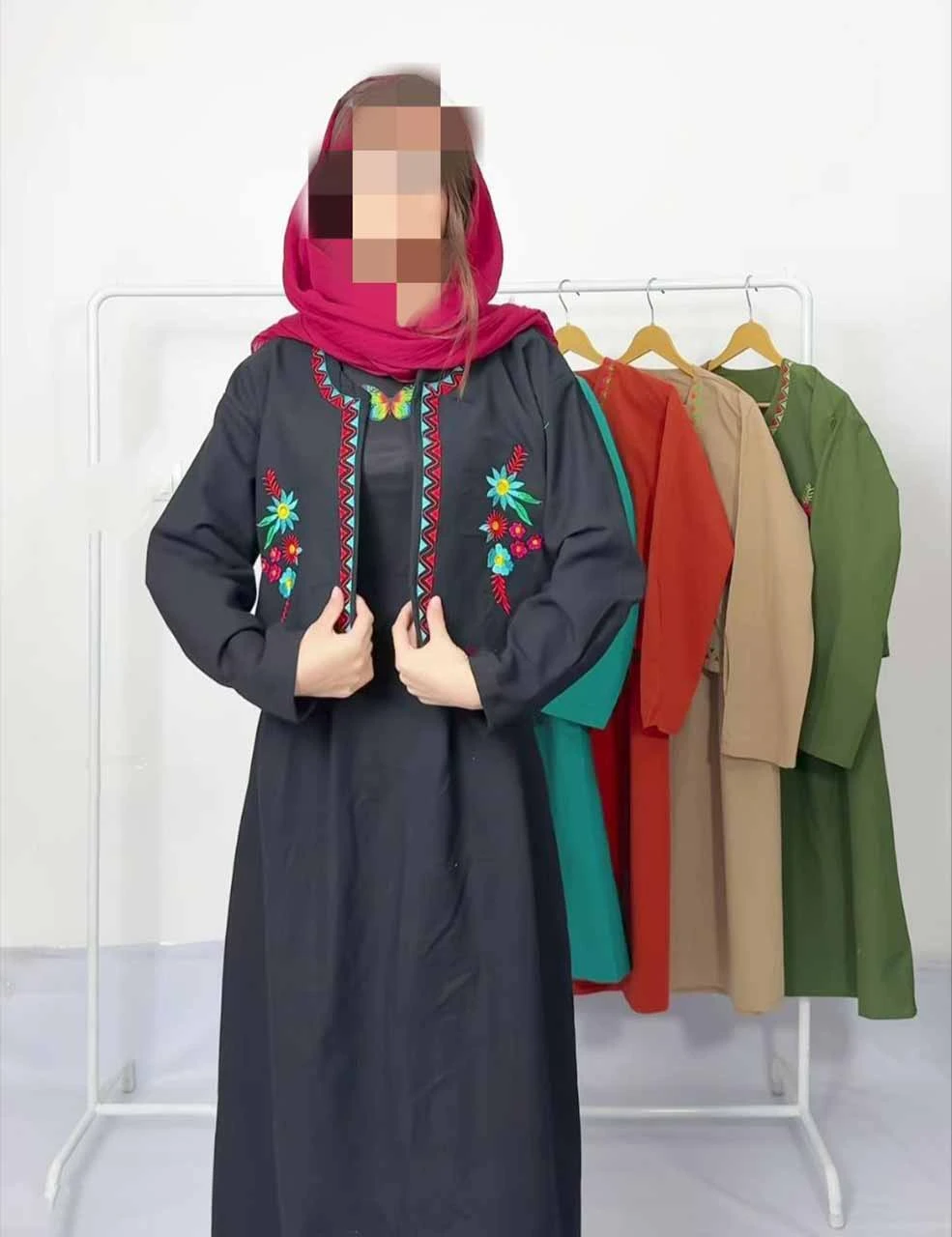 ست کت دامن سنتی گل بهاری_شیکان