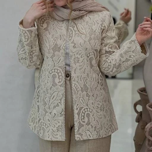 ست کت شلوار زنانه گندم