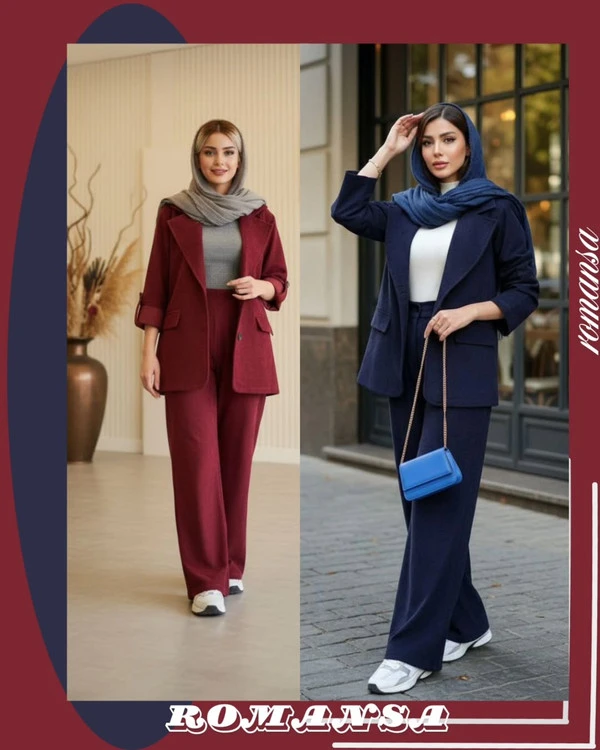 ست کت و شلوار مخمل کبریتی