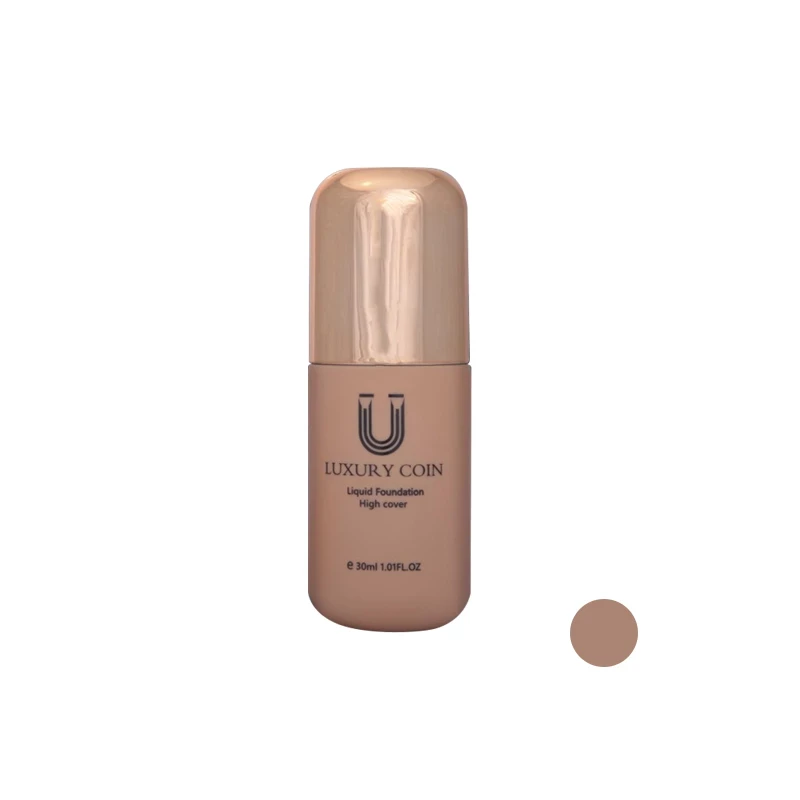 ست کرم پودر لاکچری کوین به همراه پد حجم 30 میلی لیترLUXURY COIN Balance Natural Liquid Foundation