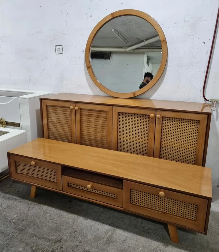 ست کنسول میز تی وی جاکفشی مدل پرشین کد۷