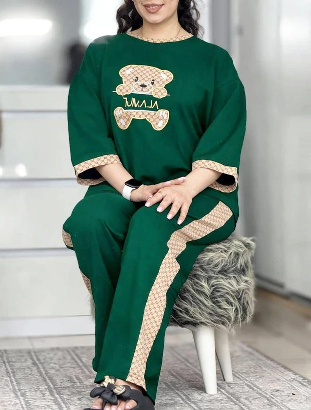 ست کیوت وزیبا جنس نخ پنبه چهارفصل