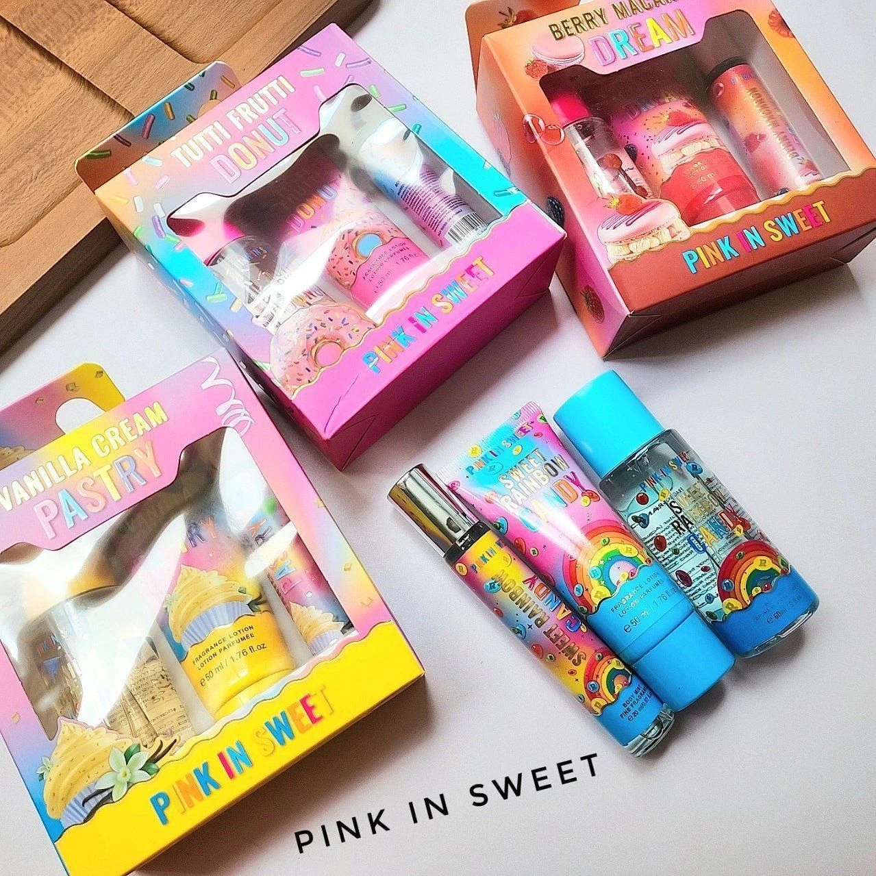 ست ۳تکه کاپ کیک pink in sweet