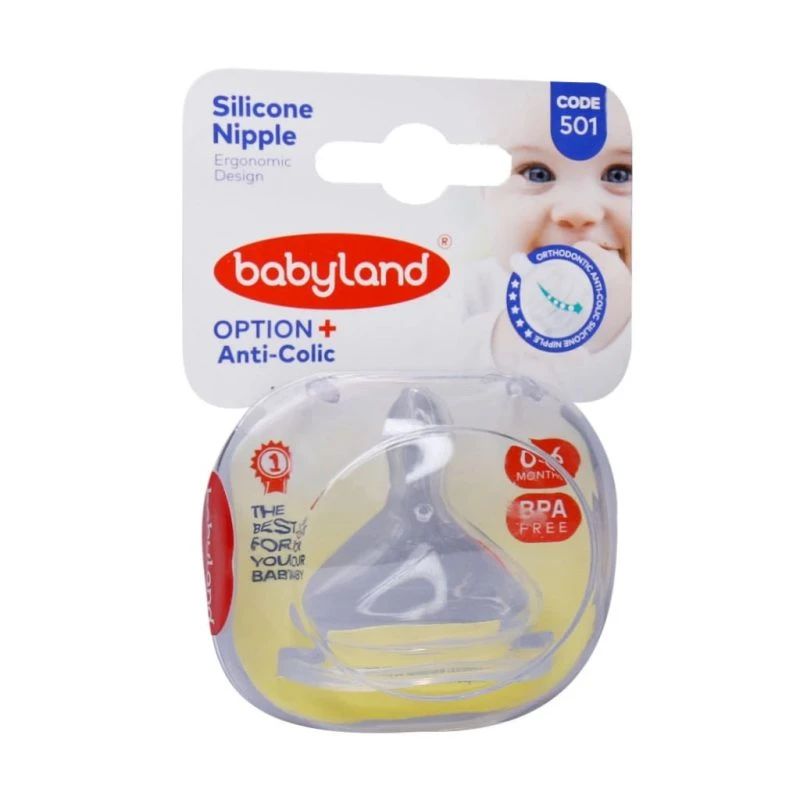 سر شیشه ارتودنسی سر پهن کودک بی بی لندمناسب نوزادان 0 تا 6 ماه babyland کد501