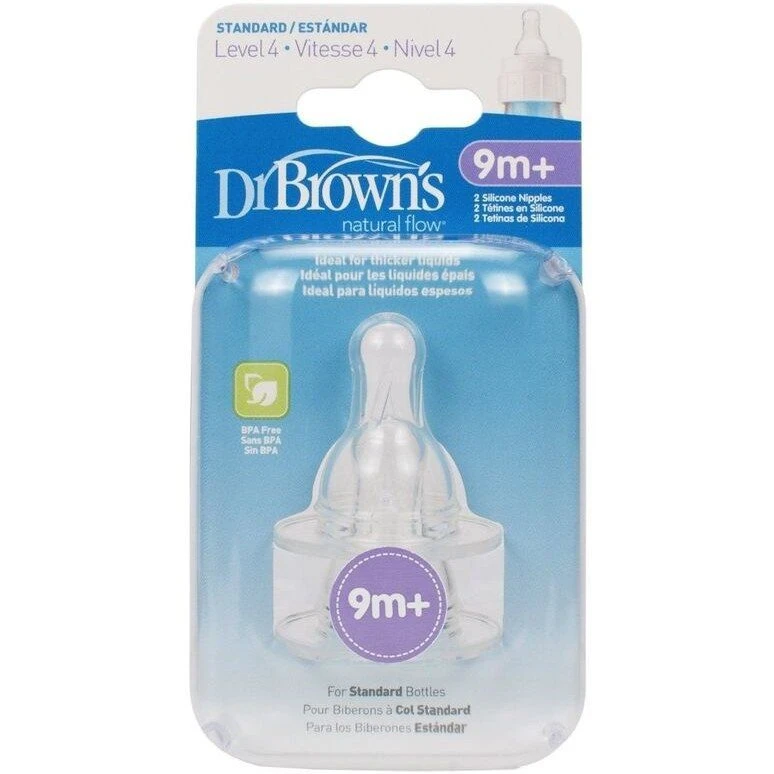 سر شیشه دهانه باریک دکتر براونز در سایز نه ماه Dr Brown’s