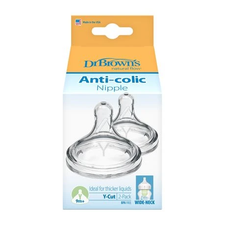 سر شیشه دهانه عریض پلاس دکتر براونز سایز چاکدار y-cut wyn 201-gbx Dr Brown’s