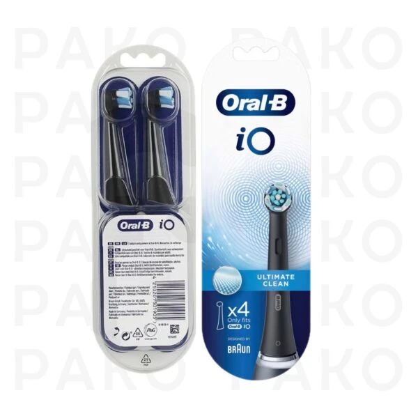 سر مسواك براون تميز كننده ملايم 4 عدد سياه اورال بی oral b