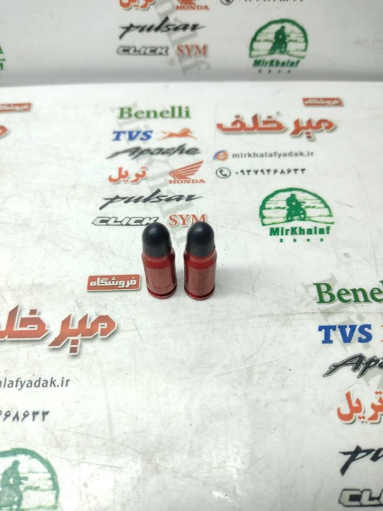 سر والف لاستیک (تایر) فشنگی کوتاه قرمز