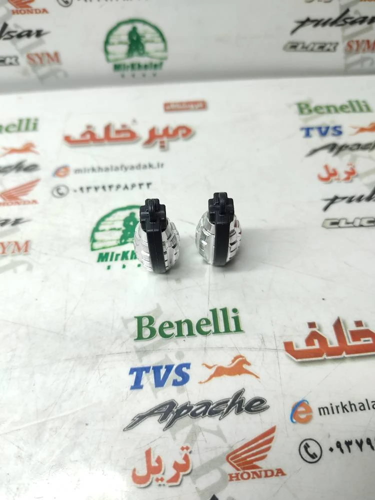 سر والف لاستیک (تایر) نارنجکی سفید