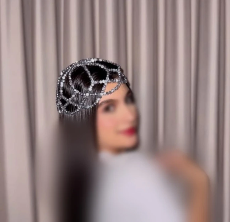 سربند مروارید سنگ کریستال