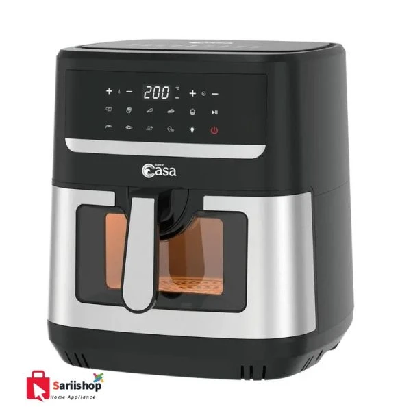 سرخ کن بدون روغن سوپر کاسا مدل دو المنته CASA-8591