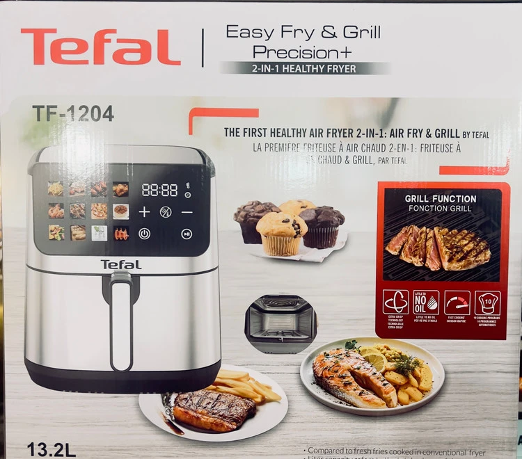 سرخ کن تفال ظرفیت ۱۳/۲ لیتر منو تبلتی دو المنت مدل TF-1204