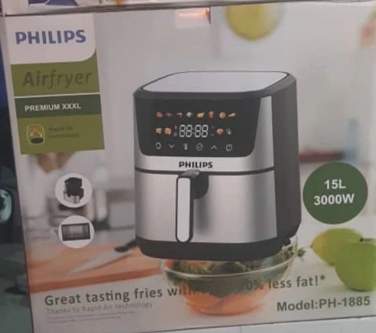 سرخ کن فیلیپس دو المنت مدل PH 1885 ظرفیت ۱۵ لیتر بدون روغن منو لمسی