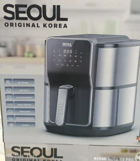 سرخ کن مدل ck-2519af برند سئول کره 8 لیتری وارداتی