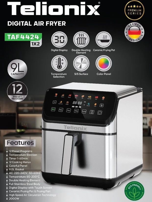 سرخکن 9 لیتر ذو المنت تلونیکس مدل TAF4424