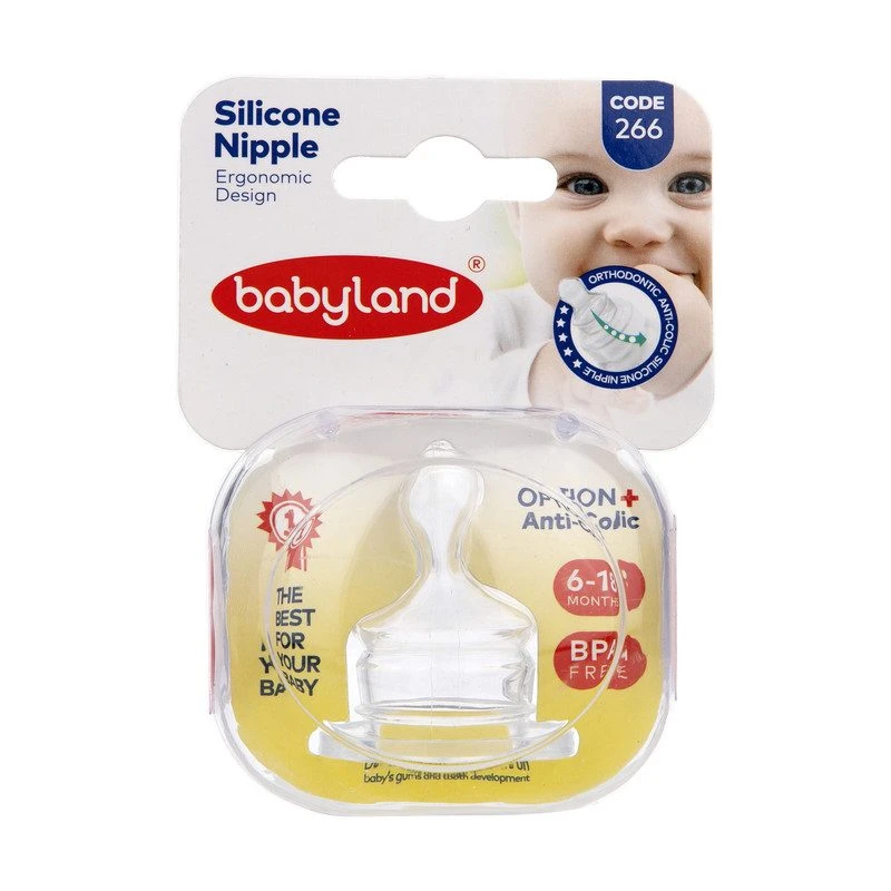 سرشیشه کلاسیک دهانه باریک ارتودنسی 6-18 babyland کد 266