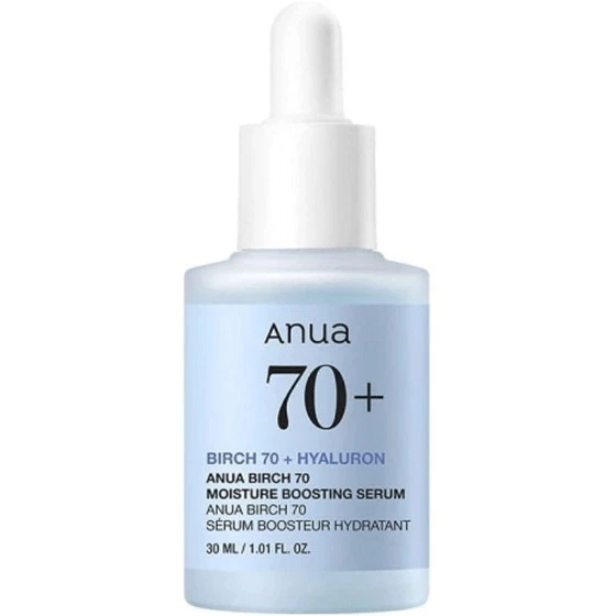 سرم آبرسان و مرطوب کننده 70% بیرچ و هیالورونیک آنوا | 30 میل