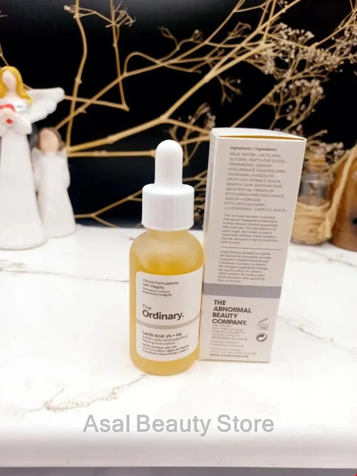 سرم جوانساز و آبرسان لاکتیک اسید 5 درصد اوردینری Lactic Acid 5%+HA ordinary