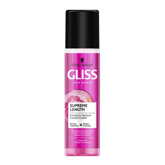 سرم دو فاز گلیس Gliss مدل Supreme Length حجم 200 میل