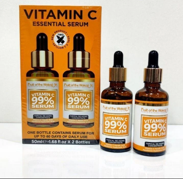 سرم دو قلو ویتامین سی99% وکالیWOKALI Vitamin C 99%
