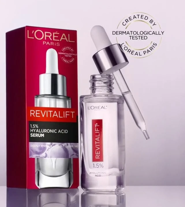 سرم صورت هیالورونیک اسید لورالHyaluronic Acid Face Serum LOREAL