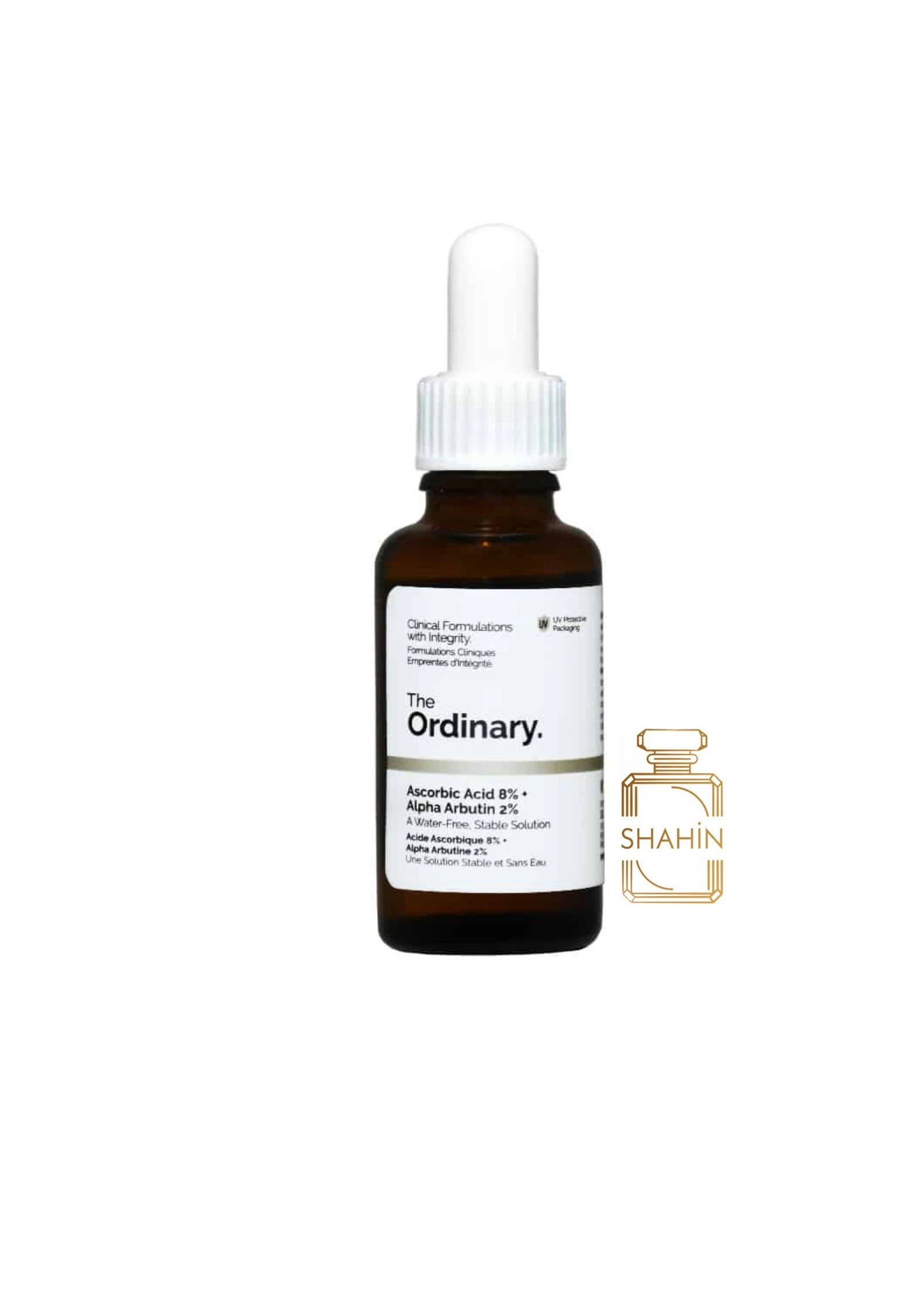 سرم ضد لک و روشن کننده آسکوربیک اسید8%+آلفا آربوتین2%اوردینری اصل Ordinary Ascorbic Acid+Alpha Arbutin Serum 30ML