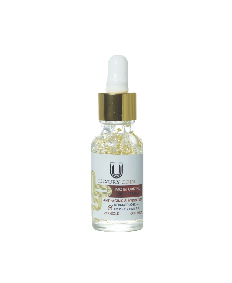 سرم مرطوب کننده لاکچری کوین(سرم طلا) 20mL