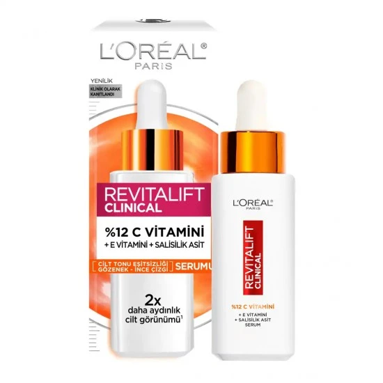 سرم ویتامین C لورال LOREAL مدل REVITALIFT CLINICAL حجم 30 میل