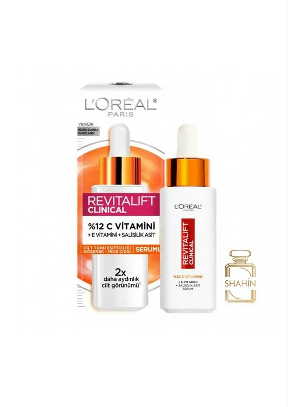 سرم ویتامین سی 12% رویتالیفت لورال اصل L’oreal Revitalift Vitamin C Serum 30Ml
