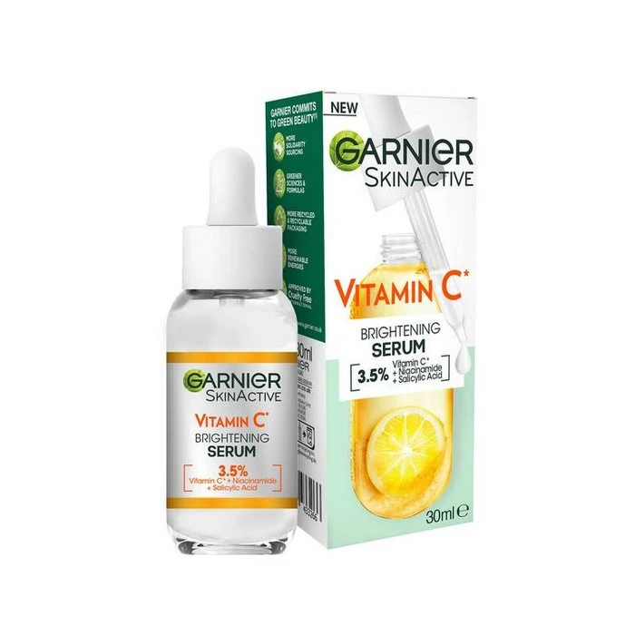 سرم گارنیر Garnier ویتامین سی C مدل Brightening روشن کننده اصل حجم 30 میل(ارسال رایگان)